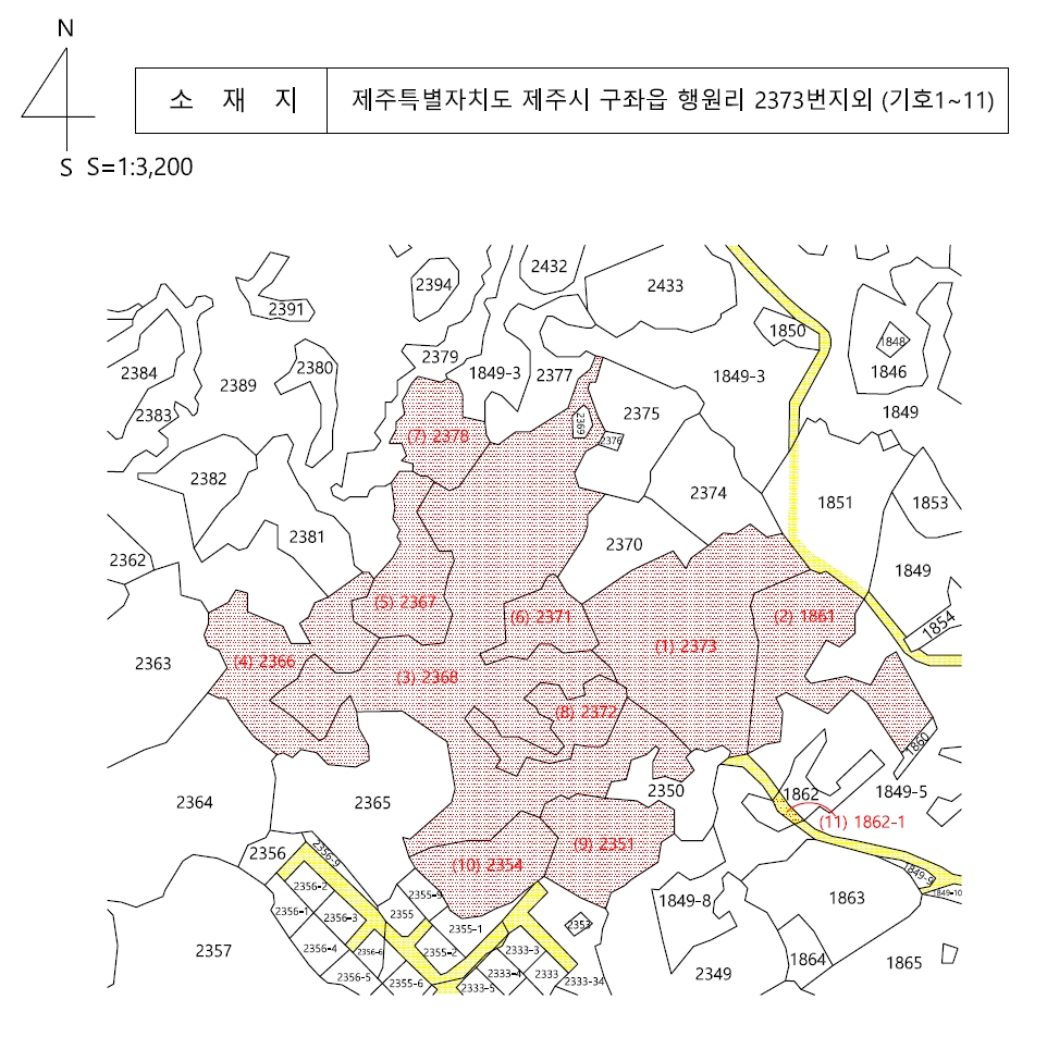 제주특별자치도 제주시 구좌읍 행원리 2373 외 10필지 임야 경매 사진 38