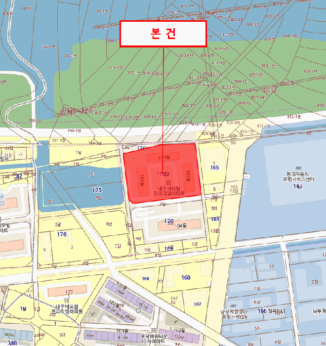 경북 포항시 남구 연일읍 오천리 170, 101동 3층302호 (대우네오빌프리미엄) 외 1필지 아파트 경매 사진 8