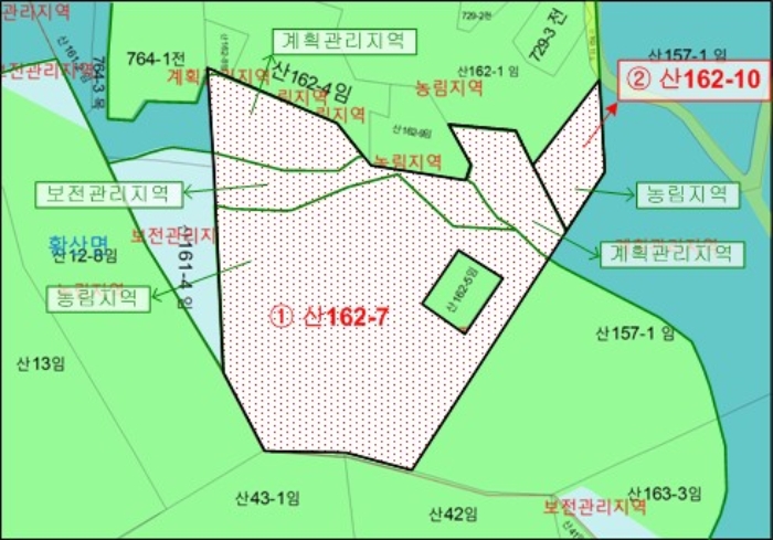 전라남도 해남군 마산면 학의리 산162-7 외 1필지 임야 경매 사진 12