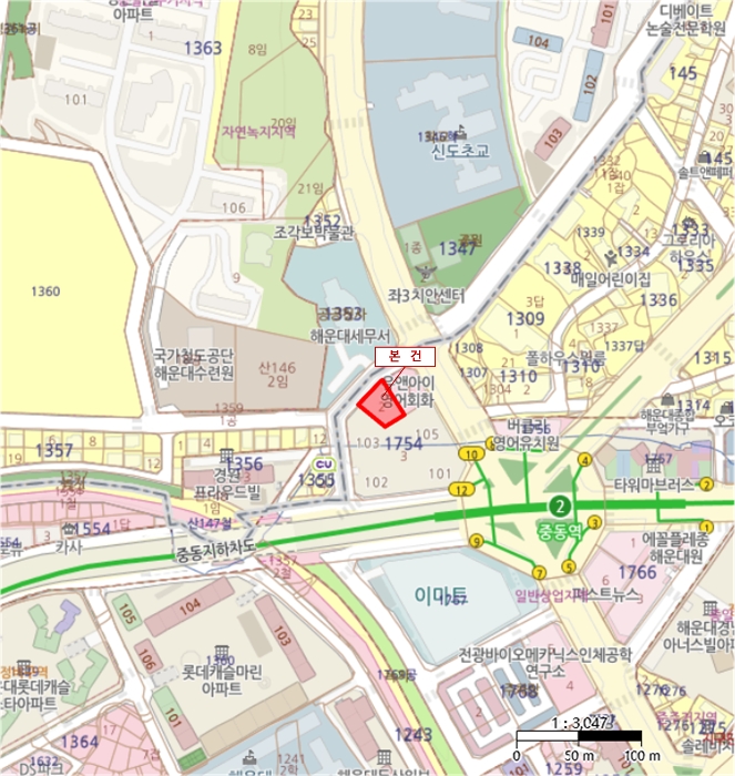 부산 해운대구 중동 1754-2, 7층701호 (중동,롱스테이텔) 오피스텔(주거) 경매 사진 10