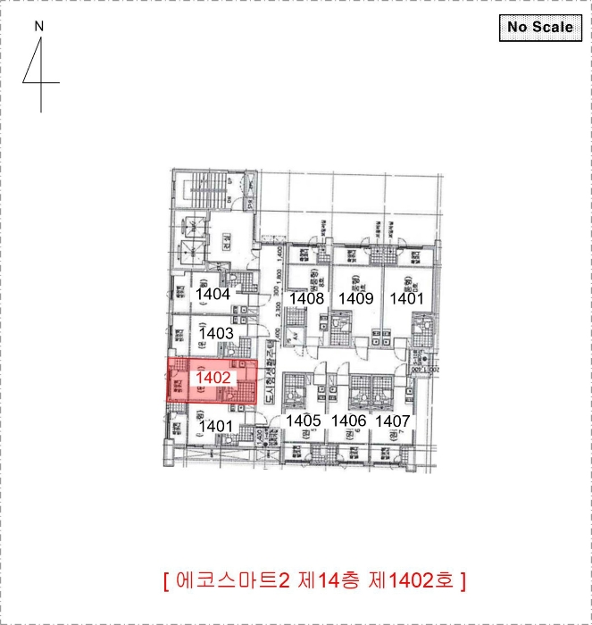 경기 부천시 원미구 심곡동 465-5, 14층 1402호 (심곡동, 에코스마트2) 도시형생활주택 경매 사진 10