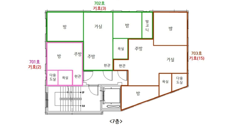 서울 강서구 가양동 191, 제7층 제701호 (가양동, 오성드림) 외 2필지 다세대주택 경매 사진 12