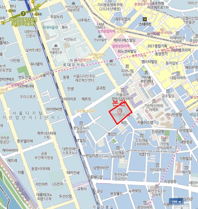 서울 금천구 가산동 219-5, 제9층 제908호 (가산동, 가산테라타워) 지식산업센터 경매 사진 11