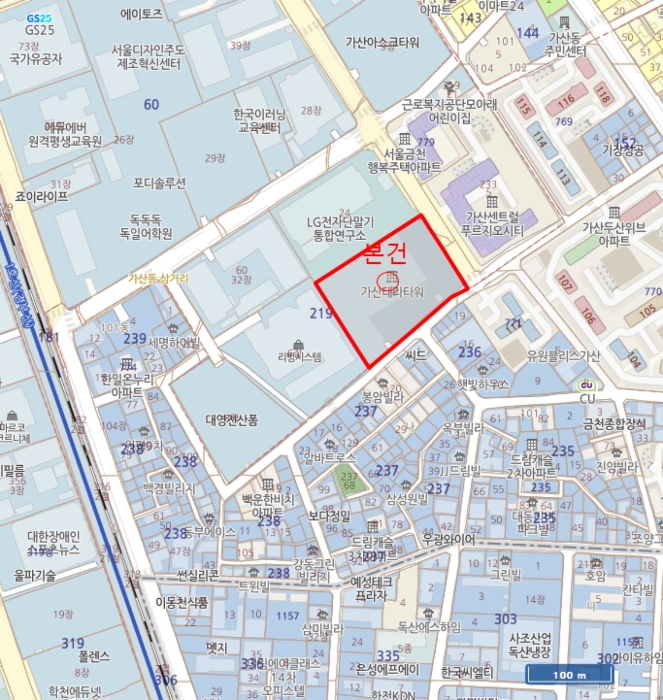 서울 금천구 가산동 219-5, 제9층 제908호 (가산동, 가산테라타워) 지식산업센터 경매 사진 10