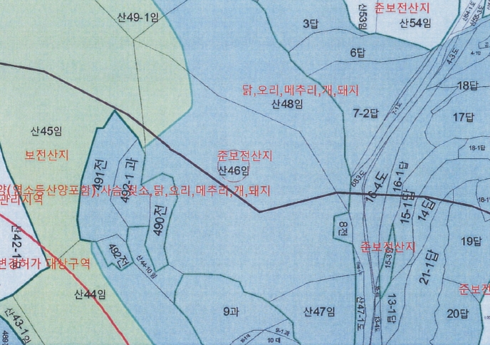 전라남도 장성군 서삼면 모암리 산46 임야 경매 사진 26