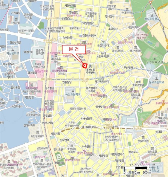서울 금천구 독산동 1023-1, 제2층 제201호 (독산동,서래타운101동) 오피스텔(주거) 경매 사진 13