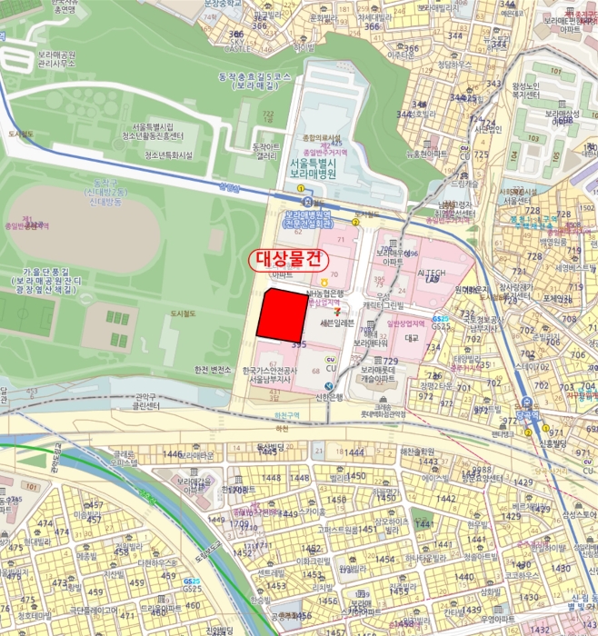 서울 동작구 신대방동 395-66, 지1층지106-2호 (신대방동,보라매삼성쉐르빌) 근린상가 경매 사진 13