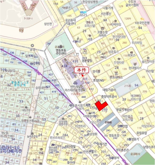 서울 영등포구 영등포동2가 232-1, 제9층 제905호 (영등포동2가, 해강플러스) 외 1필지 오피스텔(주거) 경매 사진 9