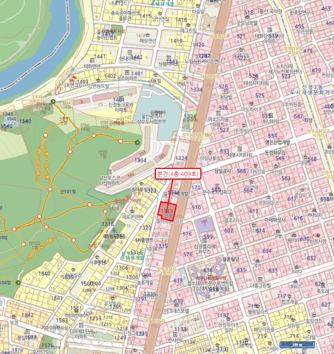 울산 남구 신정동 1323-50, 4층409호 (신정동,수아지오시티) 도시형생활주택 경매 사진 9