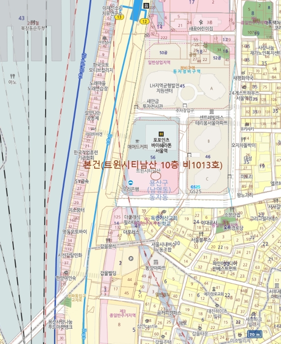 서울 용산구 동자동 56, 10층비1013호 (동자동,트윈시티남산) 오피스텔(주거) 경매 사진 19