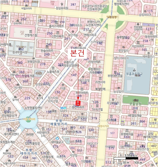 인천 부평구 부평동 149-11, 5층502호 (부평동,화신아파트) 외 1필지 아파트 경매 사진 9