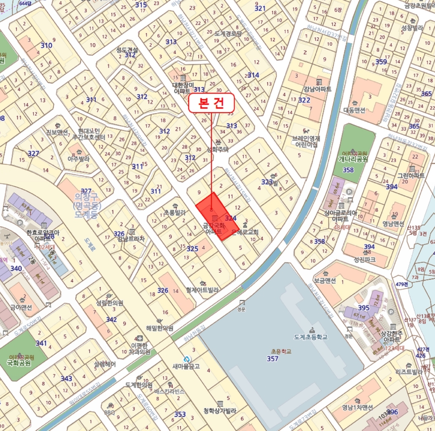 경남 창원시 의창구 도계동 324-7, 4층401호 (도계동,금강국화아파트) 외 1필지 아파트 경매 사진 9
