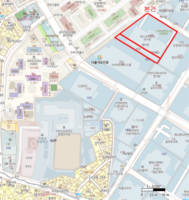 서울 구로구 구로동 197-10, 제6층 제607호 (구로동, 이앤씨벤처드림타워2차) 외 1필지 지식산업센터 경매 사진 13