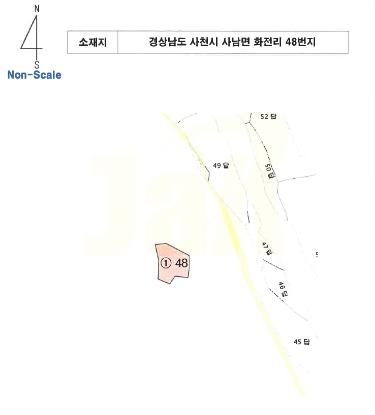 경상남도 사천시 사남면 화전리 48 답 경매 사진 12