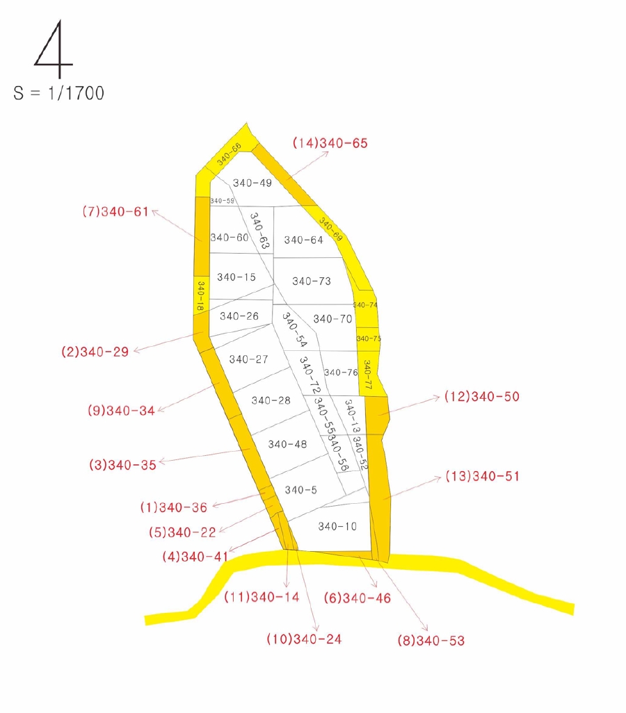 전라남도 장성군 북이면 신평리 340-50 외 3필지 과수원 경매 사진 15