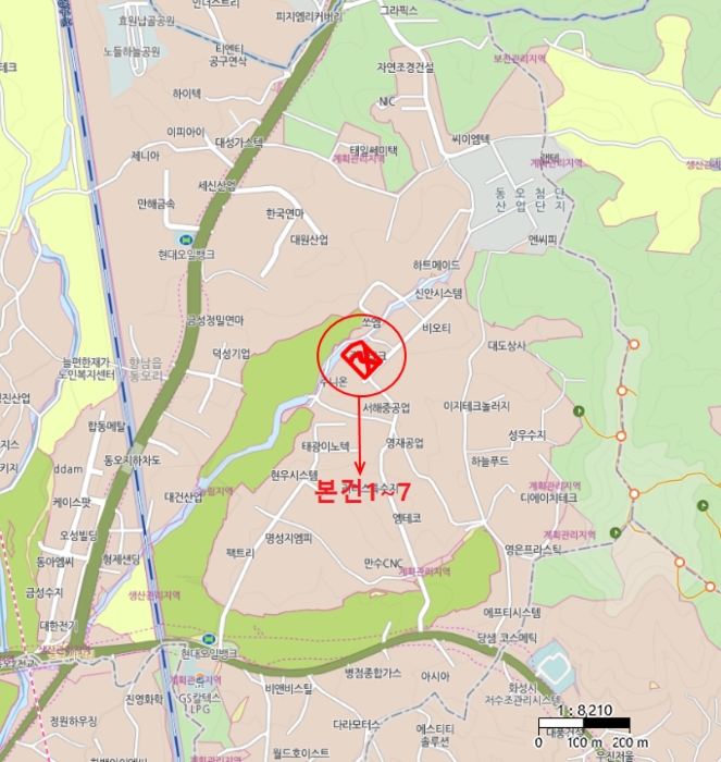 경기도 화성시 향남읍 동오리 618-1 외 23필지 공장 경매 사진 104