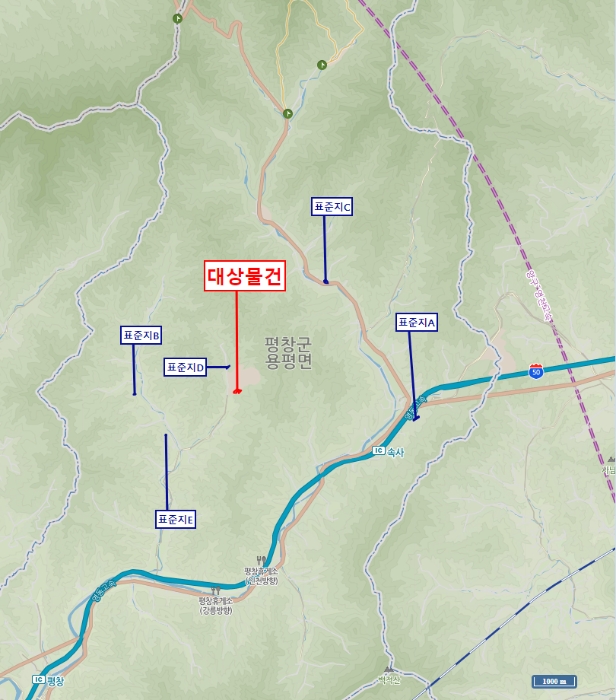 강원특별자치도 평창군 용평면 도사리 108-2 외 3필지 임야 경매 사진 20