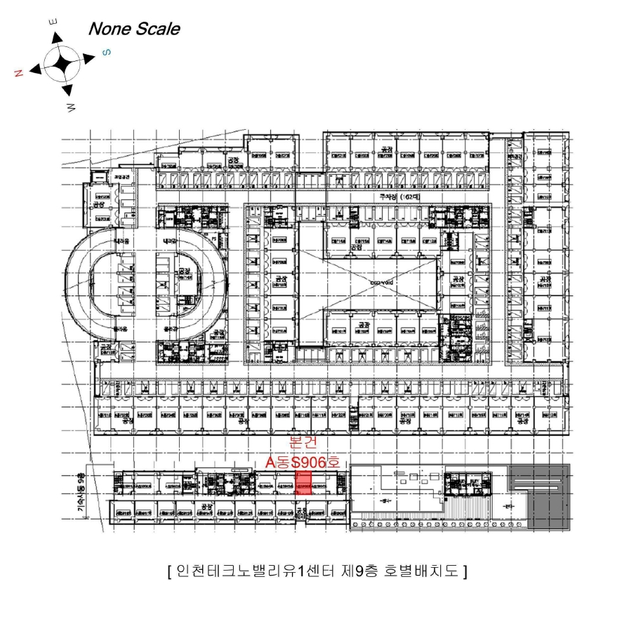 인천 부평구 갈산동 94, 9층에이동에스906호 (갈산동,인천테크노밸리유1센터) 지식산업센터 경매 사진 9
