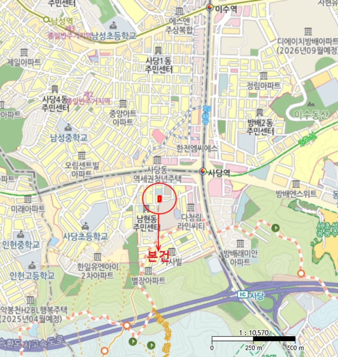 서울 관악구 남현동 1064-23, 비동 2층201호 (남현동,씨에스타운) 다세대주택 경매 사진 13