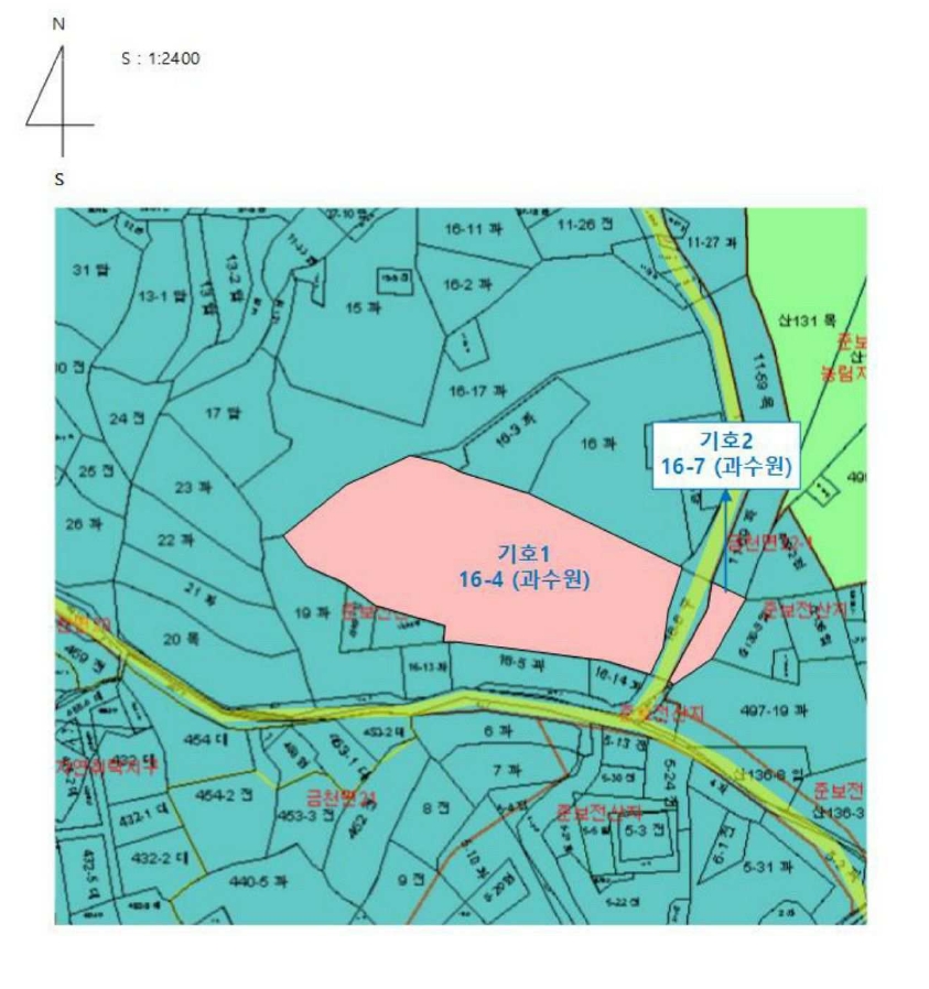 전라남도 나주시 금천면 오강리 16-4 과수원 경매 사진 30