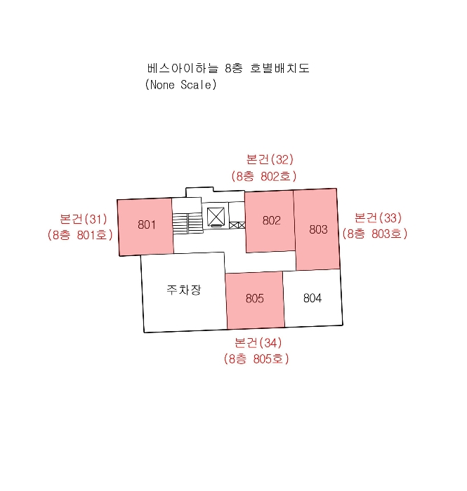 부산 사상구 주례동 168-9, 8층803호 (주례동,베스아이하늘) 외 1필지 오피스텔(주거) 경매 사진 8