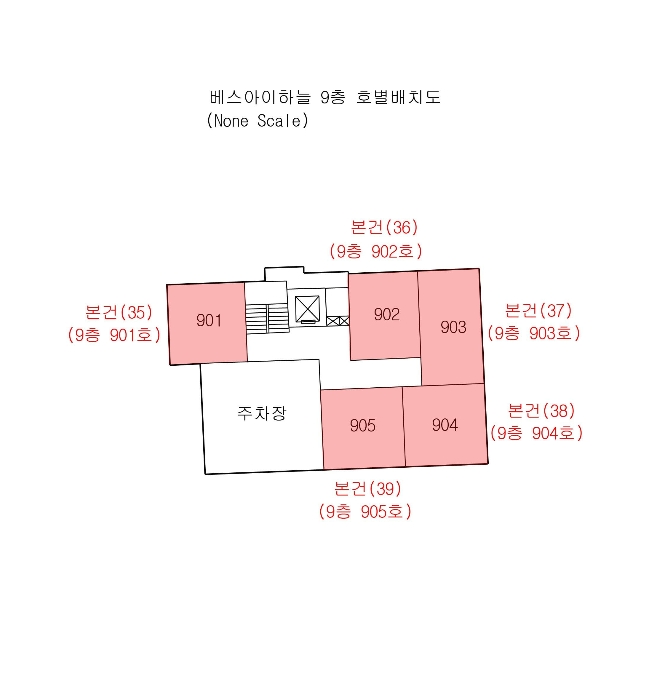 부산 사상구 주례동 168-9, 9층903호 (주례동,베스아이하늘) 외 1필지 오피스텔(주거) 경매 사진 8