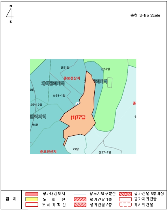 강원특별자치도 횡성군 갑천면 삼거리 77 답 경매 사진 14