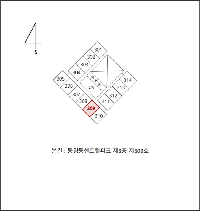 광주 동구 동명동 245-16, 3층309호 (동명동,동명동센트럴파크) 오피스텔(주거) 경매 사진 10