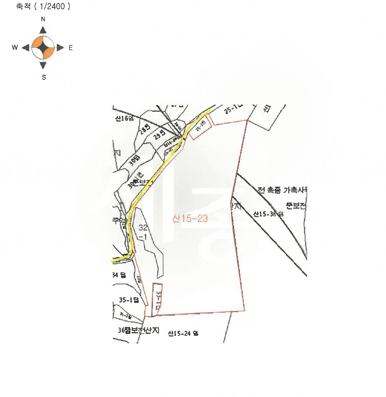 전라남도 화순군 도곡면 죽청리 산15-23 임야 경매 사진 19