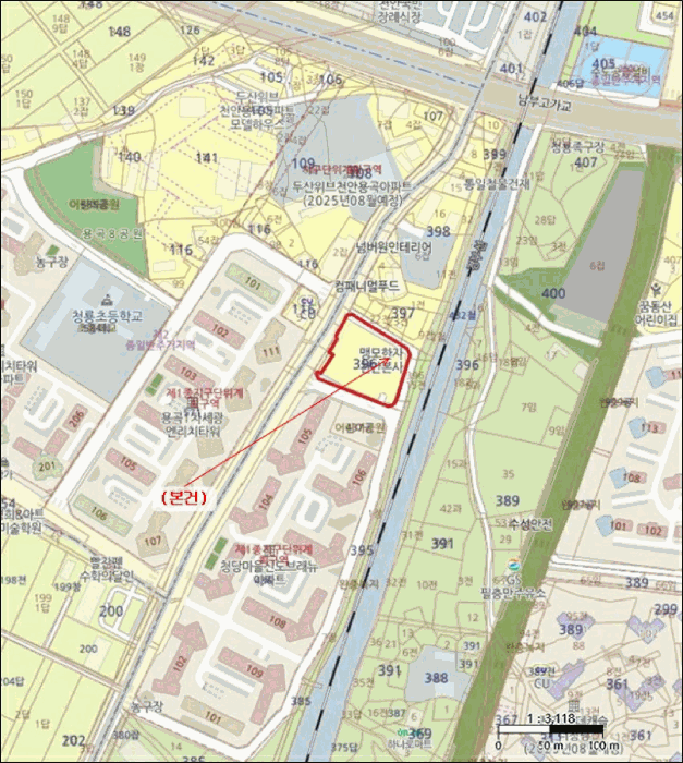 충남 천안시 동남구 청당동 396-12, 1층127호 (청당동,코르지아) 근린상가 경매 사진 22