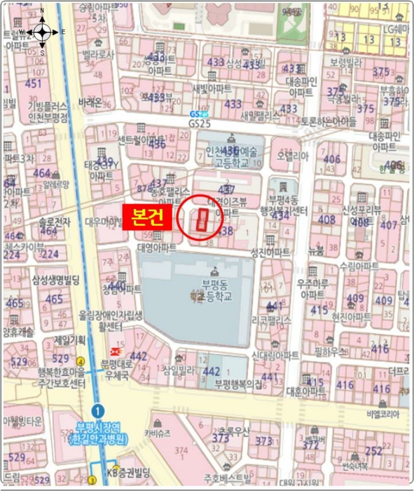 인천 부평구 부평동 438-29, 5층 501호 (부평동,대경아파트) 아파트 경매 사진 10