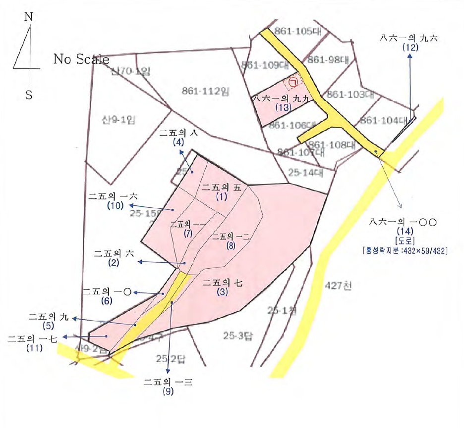 충청남도 공주시 유구읍 석남리 25-5 외 10필지 임야 경매 사진 18