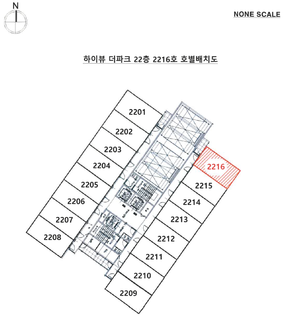 부산 부산진구 범전동 383-15, 22층2216호 (범전동,하이뷰 더파크) 오피스텔(주거) 경매 사진 9