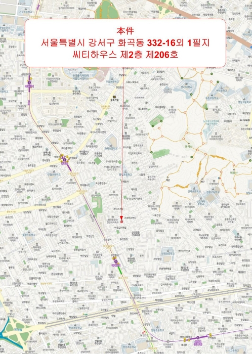서울 강서구 화곡동 332-16, 제2층 제206호 (화곡동, 씨티하우스) 외 1필지 다세대주택 경매 사진 10