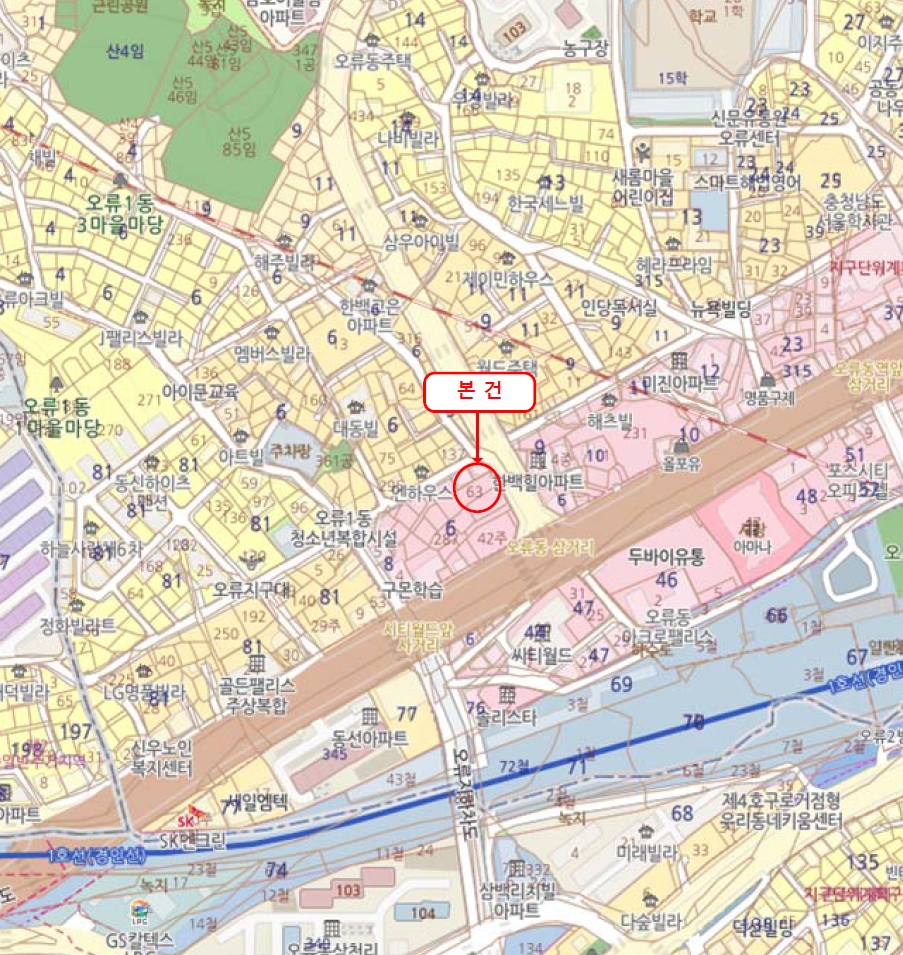 서울 구로구 오류동 6-63, 제14층 제1403호 (오류동, 루체비스타) 외 1필지 도시형생활주택 경매 사진 8