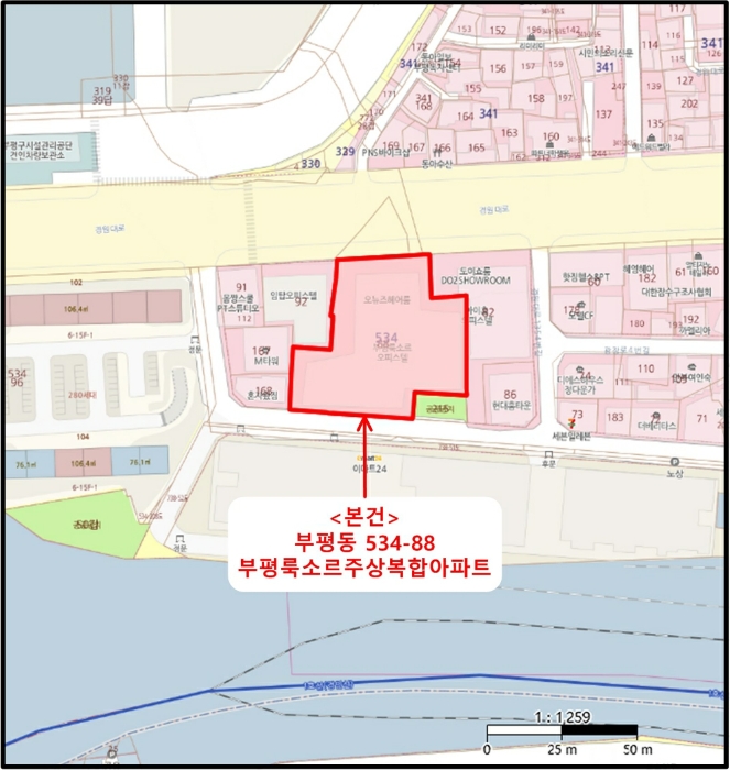 인천 부평구 부평동 534-88, 6층101동609호 (부평동,부평룩소르주상복합아파트) 오피스텔(주거) 경매 사진 10