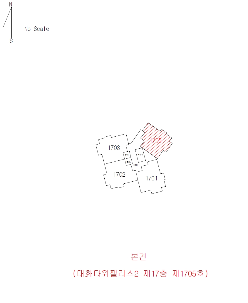 경북 경산시 중방동 328-1, 17층1705호 (중방동,대화타워펠리스2) 아파트 경매 사진 9