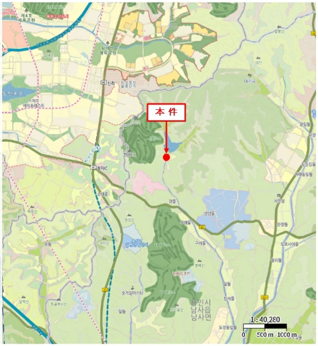 경기도 용인시 처인구 남사읍 북리 435-4 외 2필지 답 경매 사진 10