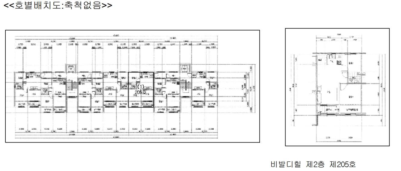 강원특별자치도 홍천군 홍천읍 연봉리 106-3, 2층205호 (비발디힐) 연립주택 경매 사진 6