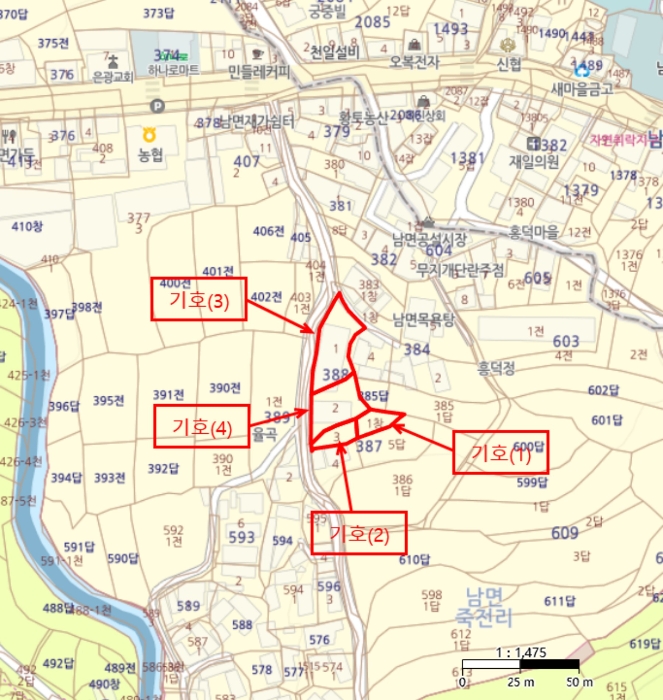 경상남도 남해군 남면 죽전리 387-1 외 3필지 다가구주택 경매 사진 87