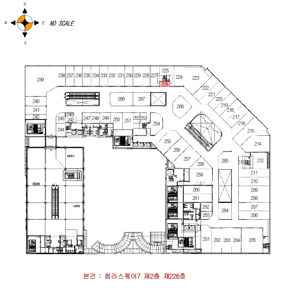 인천 서구 청라동 155-7, 2층226호 (경서동,청라 스퀘어7) 근린상가 경매 사진 14
