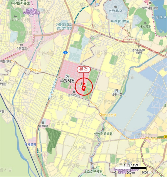 경기 수원시 팔달구 인계동 1127-1, 9층101-901호 (인계동,한화꿈에그린파크) 외 2필지 아파트 경매 사진 13