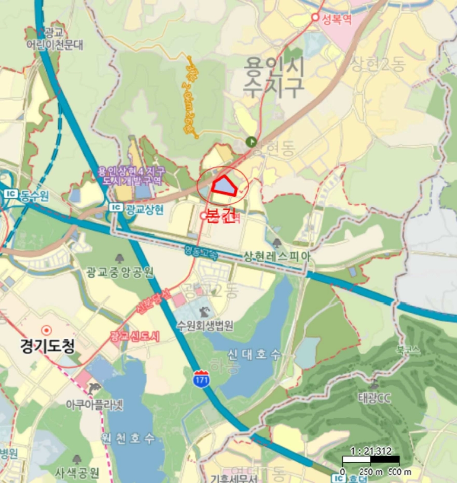 경기 용인시 수지구 상현동 1220, 9층에이-924호 (상현동,광교우미뉴브) 외 1필지 지식산업센터 경매 사진 14