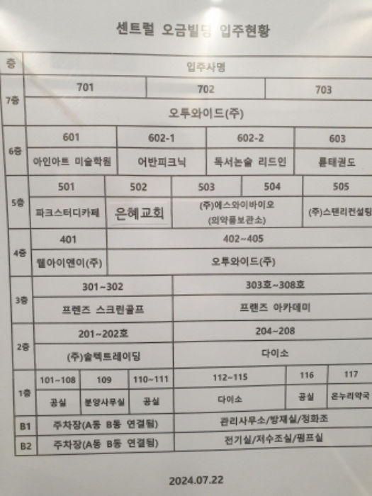 서울 송파구 오금동 618-3, 에이동 2층204호 (오금동,센트럴오금) 외 4개호 근린상가 경매 사진 10