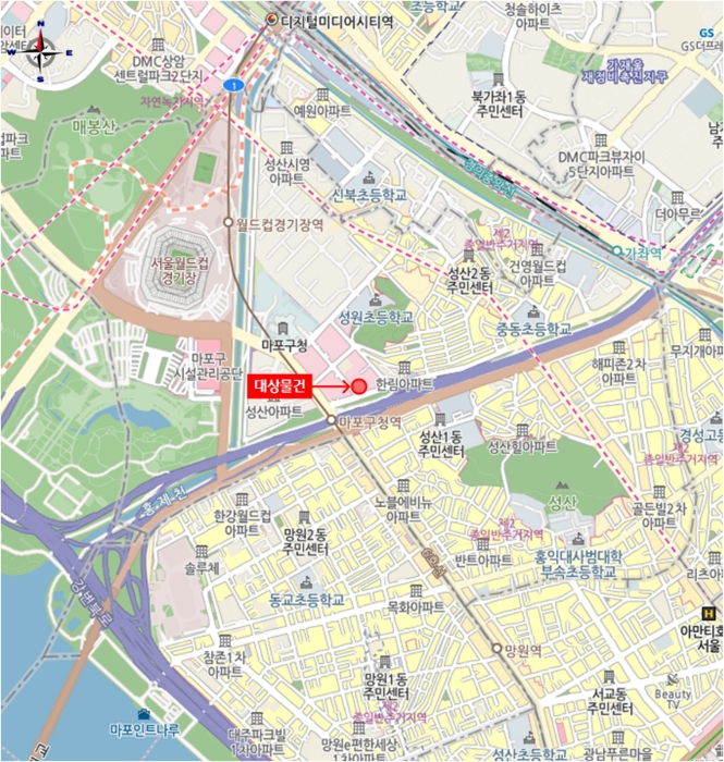 서울 마포구 성산동 593-7, 7층714호 (성산동,마포상암시티프라디움리버) 오피스텔(주거) 경매 사진 9