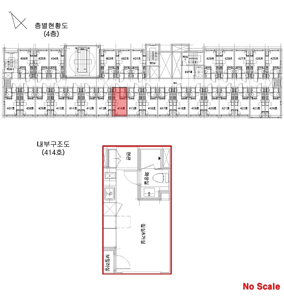 서울 금천구 가산동 143-6, 제1동 제4층 제414호 (가산동, 가산 지웰 에스테이트2차) 오피스텔(주거) 경매 사진 11