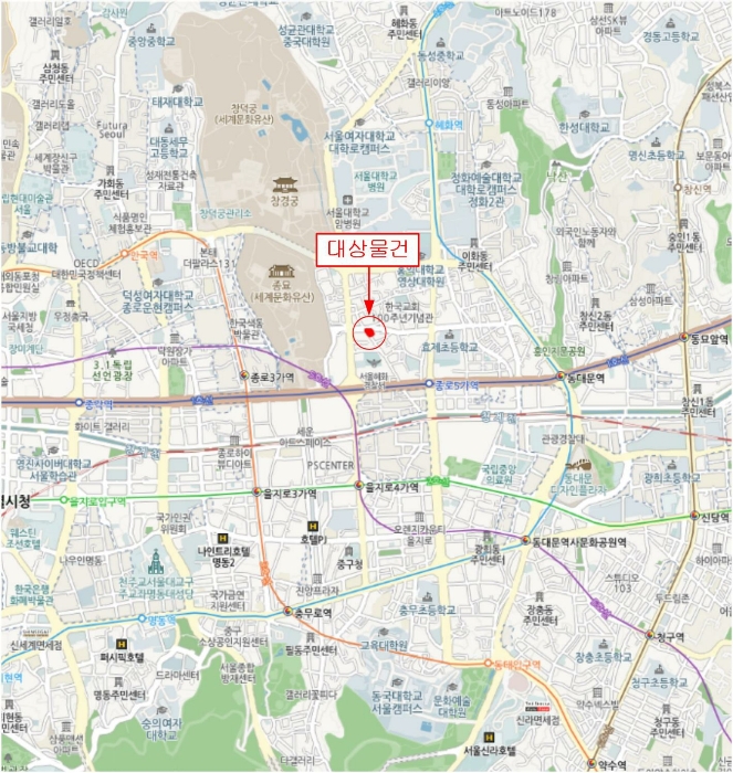 서울 종로구 연지동 163-3, 5층01호 (연지동,아르젠종로) 외 6필지 오피스텔(주거) 경매 사진 13