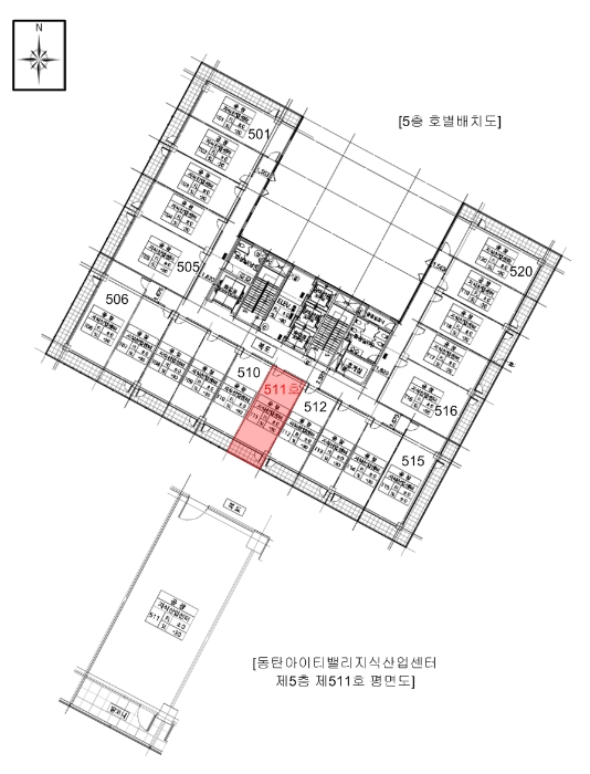 경기 화성시 영천동 846-3, 5층511호 (영천동,동탄아이티밸리지식산업센터) 지식산업센터 경매 사진 16