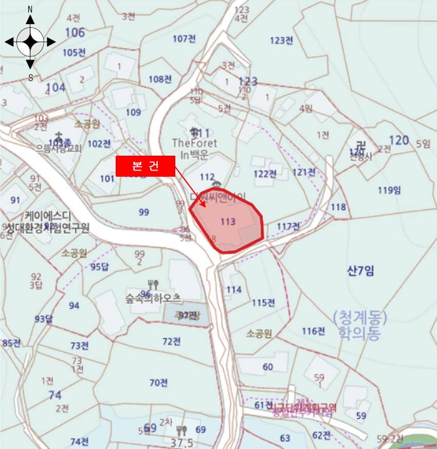 경기 의왕시 학의동 113, 에이동 1층102호 (학의동,다원씨앤아이) 외 1필지 도시형생활주택 경매 사진 17