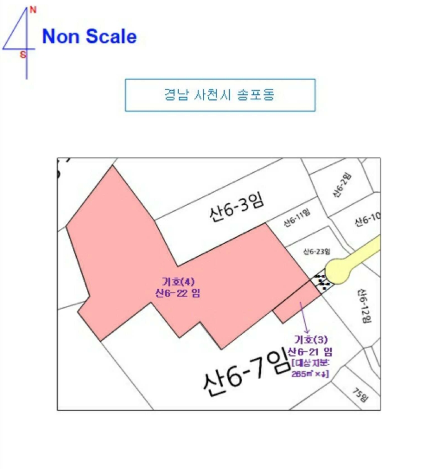 경상남도 사천시 송포동 산6-7 외 4필지 임야 경매 사진 29